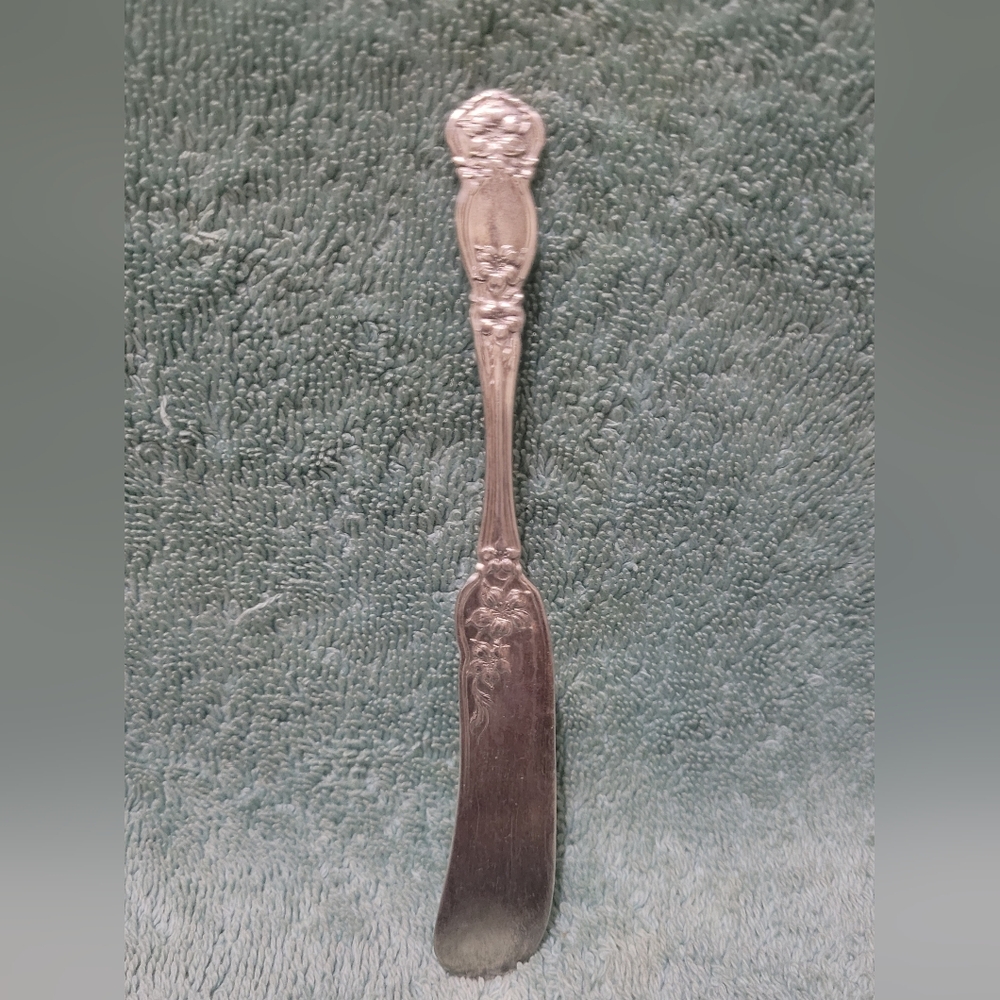 WM Rogers & Son AA Pat Nov 29 1910 Butter Spreader 5.5"